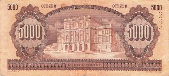 5000 Forint 1990 p.177a